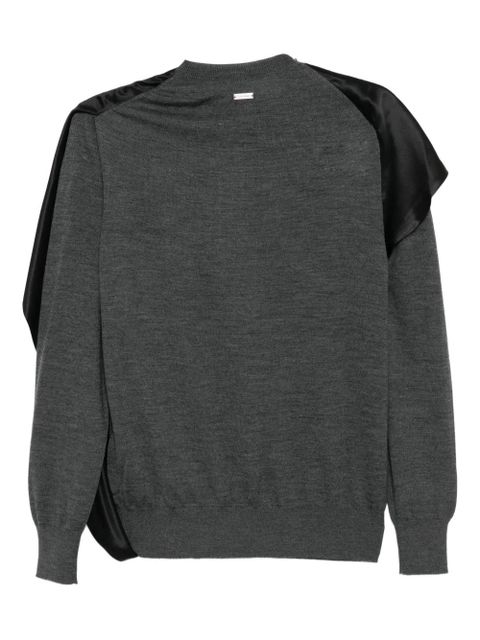 Ferragamo scarf-neck pullover - Grey - zdjęcie produktu nr 2