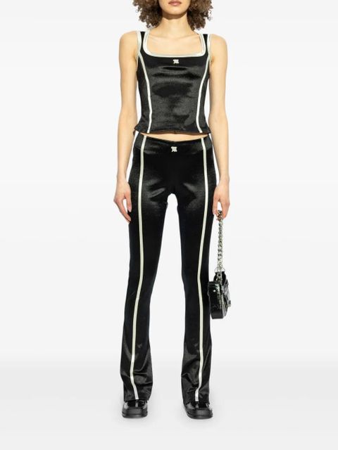 MISBHV logo-patch track pants - Black