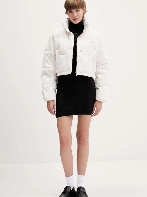 Tommy Jeans kurtka kolor biały zimowa oversize DW0DW21658 - zdjęcie produktu nr 2