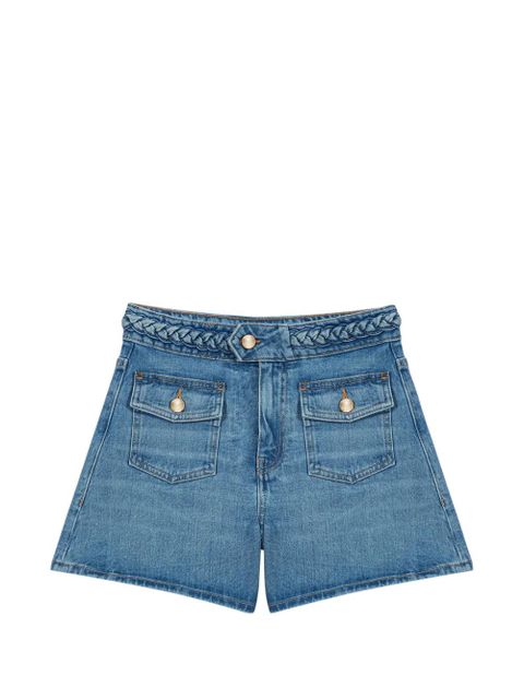 Maje braided trim pocket shorts - Blue - zdjęcie produktu nr 1