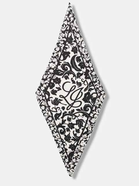 Liu Jo chusta damska kolor czarny wzorzysta 2A6061 T2745 - zdjęcie produktu nr 1