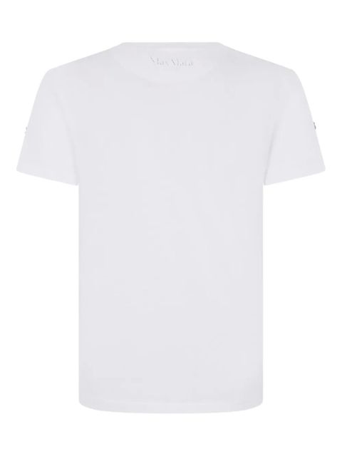 Max Mara Pontile embellished cotton T-shirt - White - zdjęcie produktu nr 2