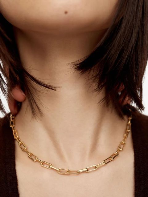 Monica Vinader mini chain necklace - Gold