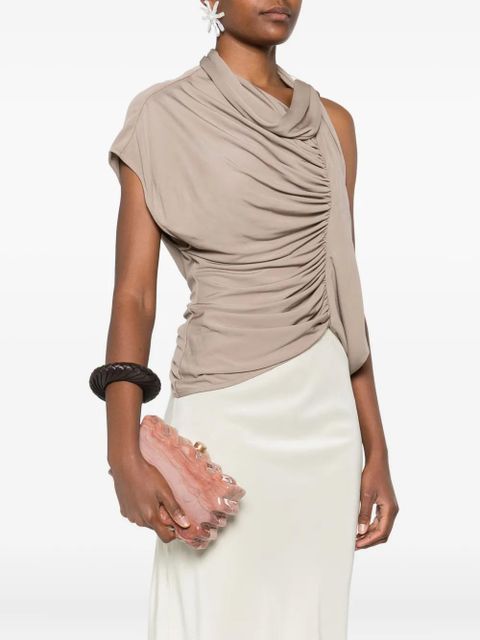 Cult Gaia mini Paloma clutch bag - Pink