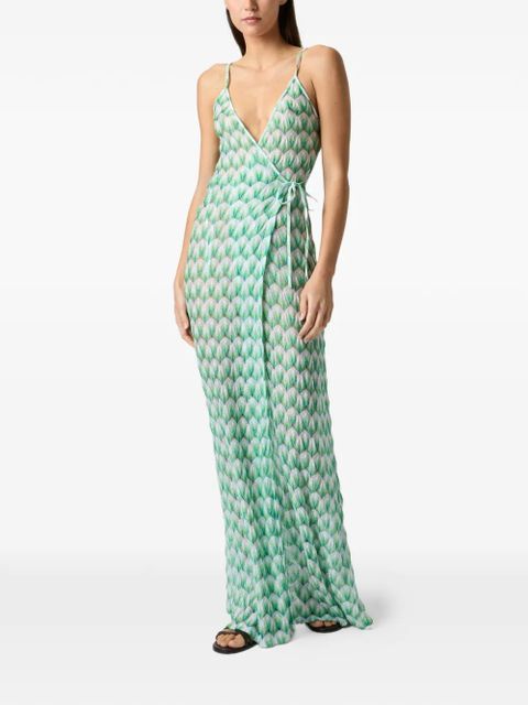 Missoni V-neck floral-pattern beach dress - White - zdjęcie produktu nr 2