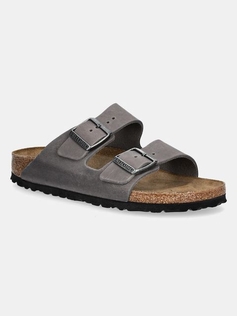 Birkenstock klapki nubukowe Arizona - zdjęcie produktu nr 1