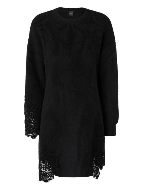 PINKO lace panel mini dress - Black - zdjęcie produktu nr 1