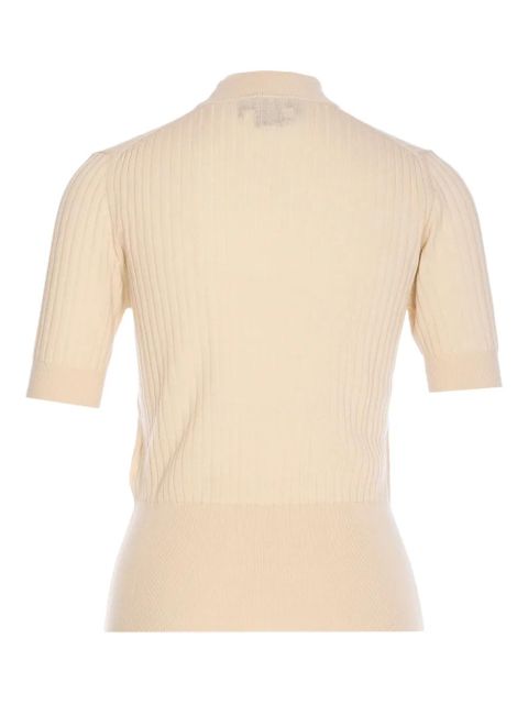 FENDI ribbed high-neck sweater - Neutrals - zdjęcie produktu nr 1
