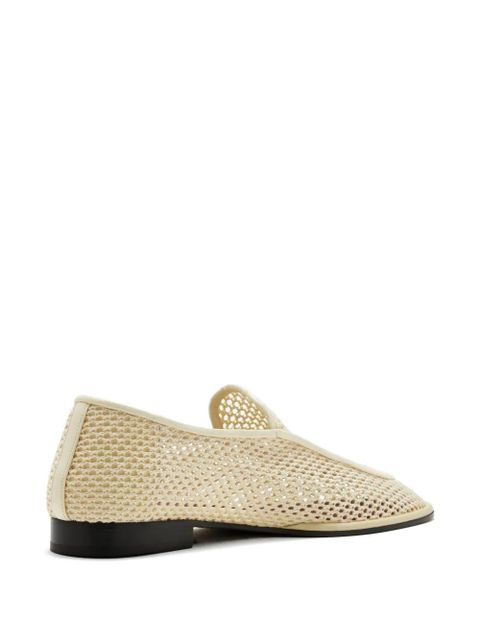 NEOUS mesh loafers - White
