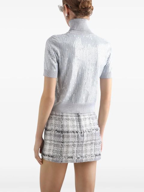 Dolce & Gabbana sequin-embellished top - Grey