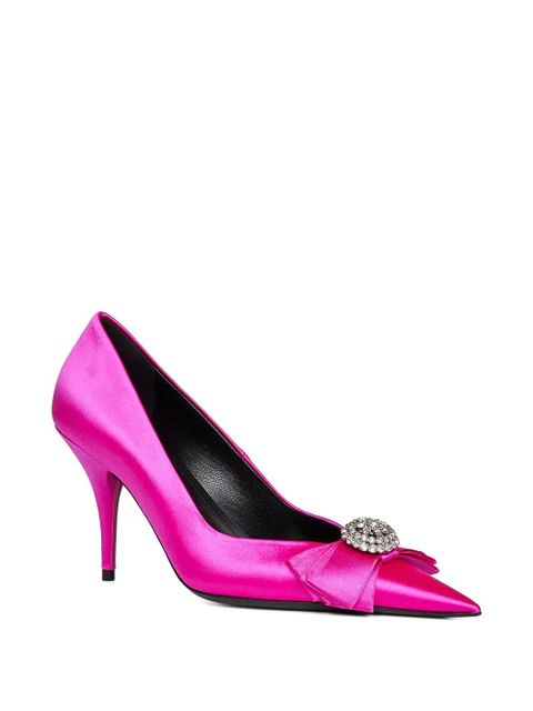 Balenciaga crystal-embellishment pumps - Pink