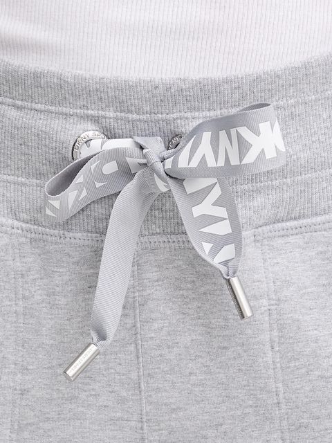 Dkny spodnie dresowe damskie kolor szary gładkie DP5P3496