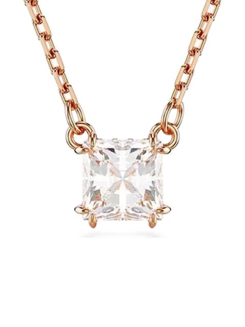 Swarovski Stilla square-pendant necklace - Pink - zdjęcie produktu nr 2