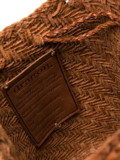 DRAGON DIFFUSION Pompom Double Jump bucket bag - Brown