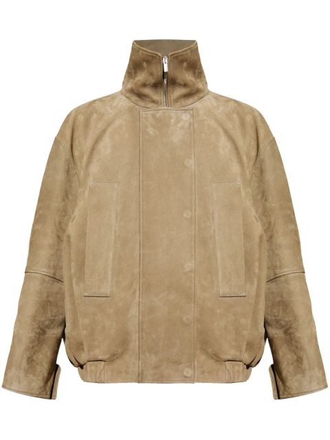 Jacquemus Le Ciro leather jacket - Neutrals - zdjęcie produktu nr 1