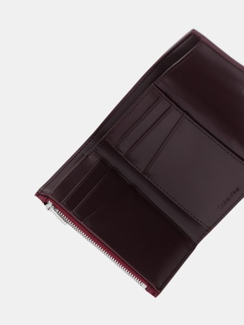Calvin Klein portfel damski kolor bordowy LV04F1117G