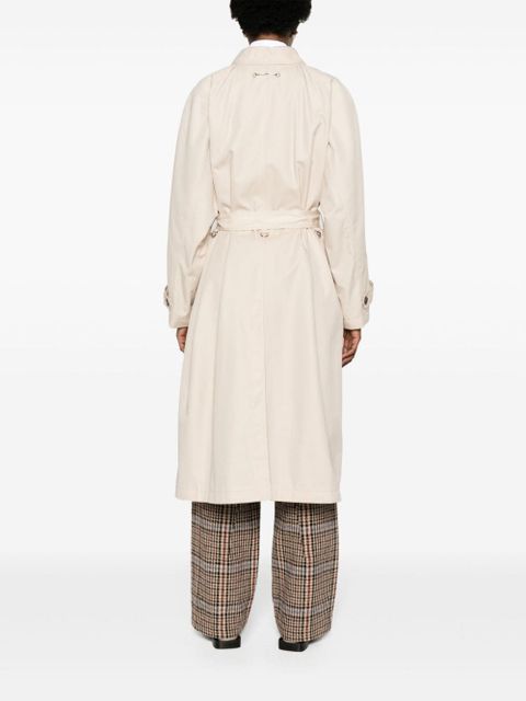 Gucci belted gabardine trench coat - Neutrals