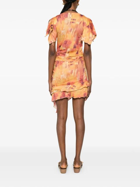 ISABEL MARANT Janick mini dress - Orange
