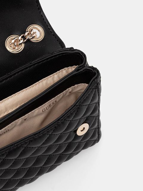 Guess torebka EVERLEE kolor czarny HWEG86 79780