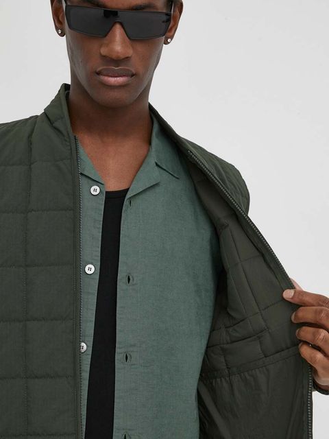 Rains bezrękawnik 19410 Vests kolor zielony przejściowy