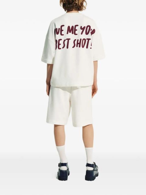 Essentiel Antwerp Peanuts™ Snoopy patch shorts - Neutrals