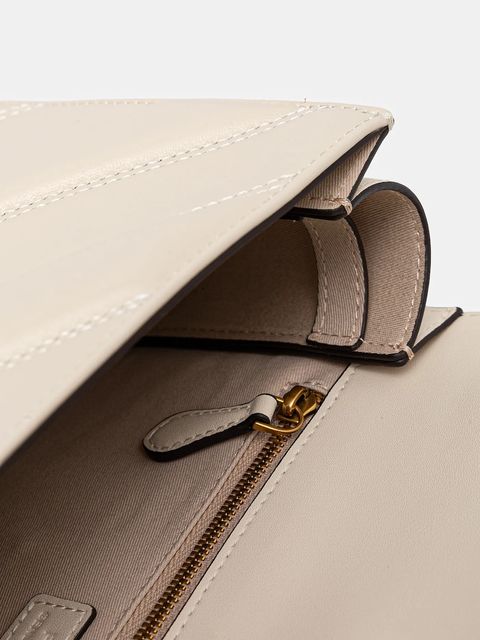 Pinko torebka skórzana kolor beżowy 104549 A2OS