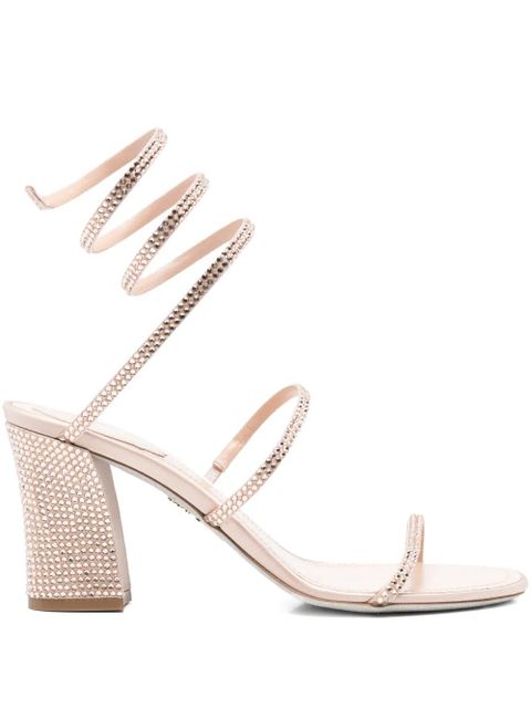 René Caovilla 80mm Cleo embellished sandals - Neutrals - zdjęcie produktu nr 1