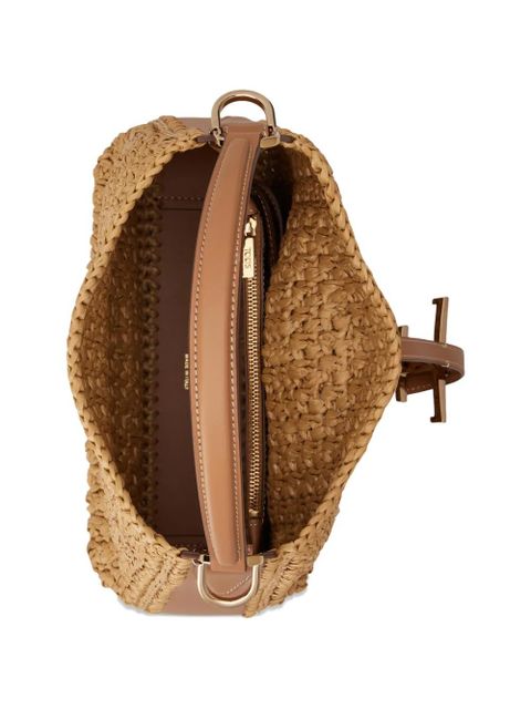 Tod's logo-appliqué tote bag - Neutrals
