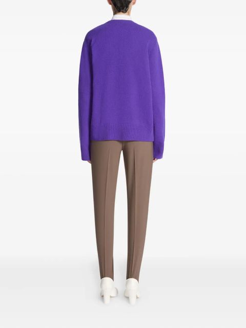 DRIES VAN NOTEN stirrup trousers - Brown