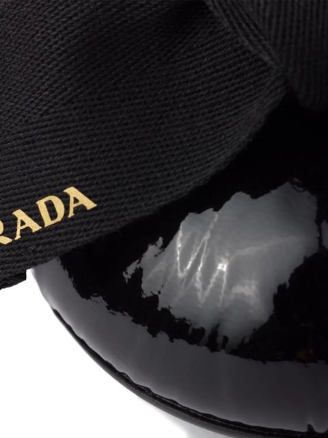 Prada leather ballet flats - Black