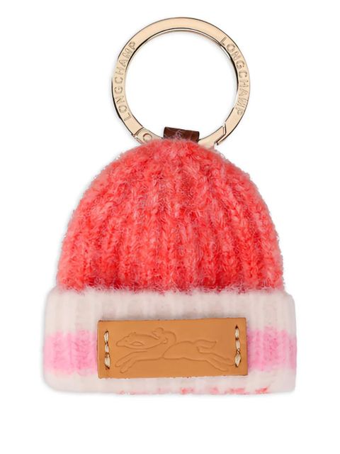 Longchamp logo-patch keyring - Pink - zdjęcie produktu nr 1