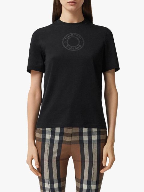 Burberry logo-print short-sleeve T-shirt - Black