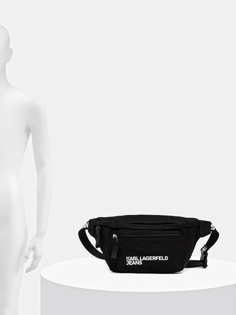 Karl Lagerfeld Jeans nerka kolor czarny A3M30295