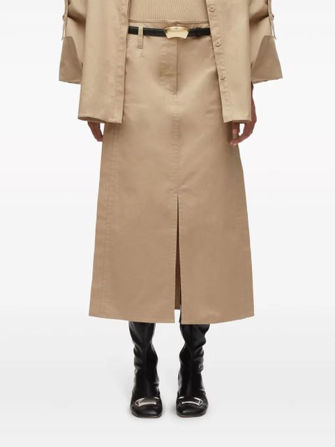 3.1 Phillip Lim belted midi skirt - Neutrals