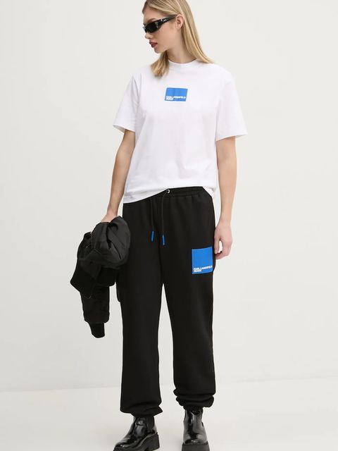 Karl Lagerfeld Jeans t-shirt bawełniany damski kolor biały A1W17006 - zdjęcie produktu nr 2