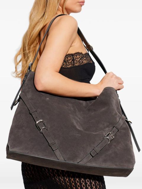 Givenchy medium Voyou bag suede - Grey - zdjęcie produktu nr 2