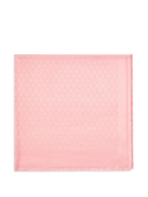 Valentino Garavani Toute La V wool and silk shawl - Pink