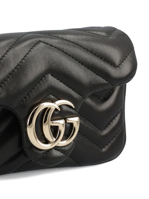 Gucci GG Marmont quilted mini bag - Black