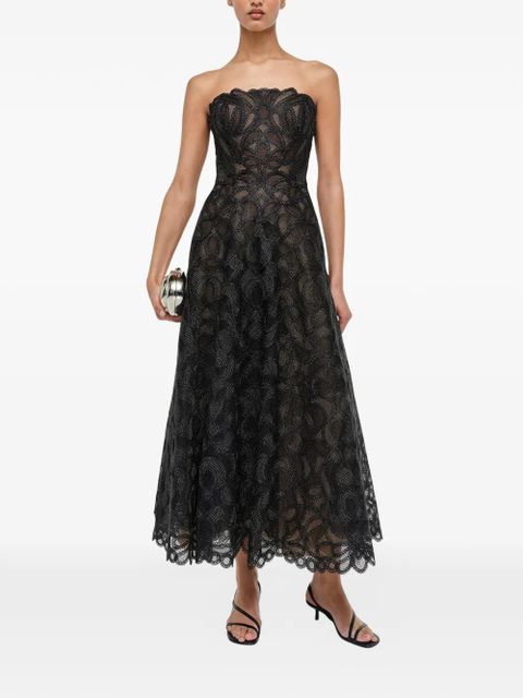 Simkhai Elvina bustier midi dress - Black - zdjęcie produktu nr 2