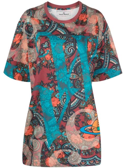 Vivienne Westwood paisley-print T-shirt - Pink - zdjęcie produktu nr 1