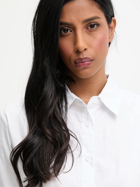 Answear.LAB koszula bawełniana damska kolor biały regular z kołnierzykiem klasycznym