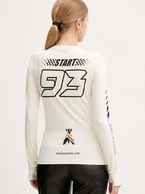 Patrizia Pepe longsleeve kolor beżowy 2M4517 J357
