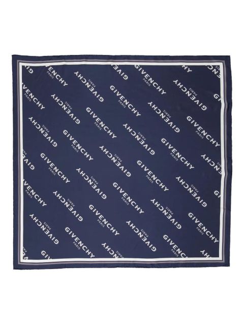 Givenchy logo scarf - Blue - zdjęcie produktu nr 1