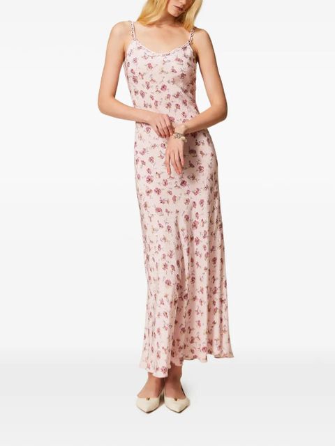TWINSET floral-print maxi dress - Pink - zdjęcie produktu nr 2