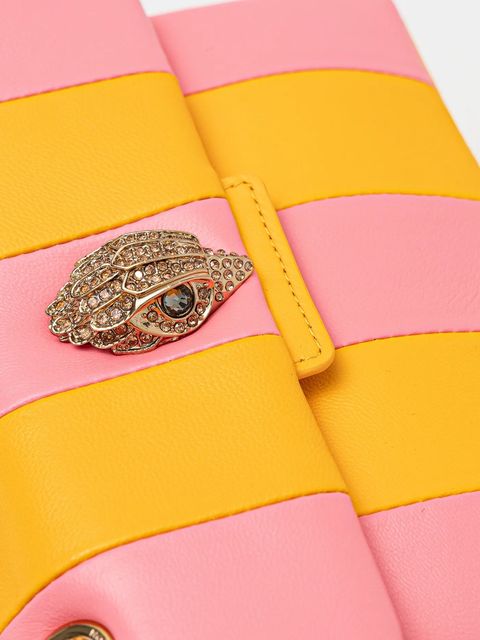 Kurt Geiger London torebka skórzana KENSINGTON kolor różowy 3582257109