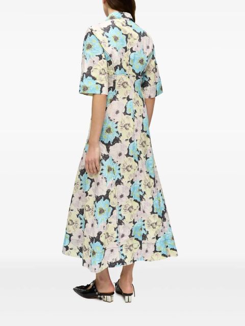 GANNI printed maxi dress - Blue - zdjęcie produktu nr 2