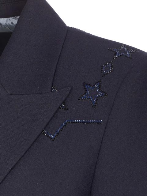 Zadig&Voltaire Vavy rhinestone-embellished blazer - Blue