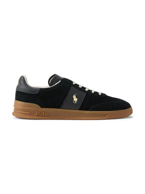 Polo Ralph Lauren sneakersy skórzane Hrt Aera Pp kolor czarny 809978010001 - zdjęcie produktu nr 1