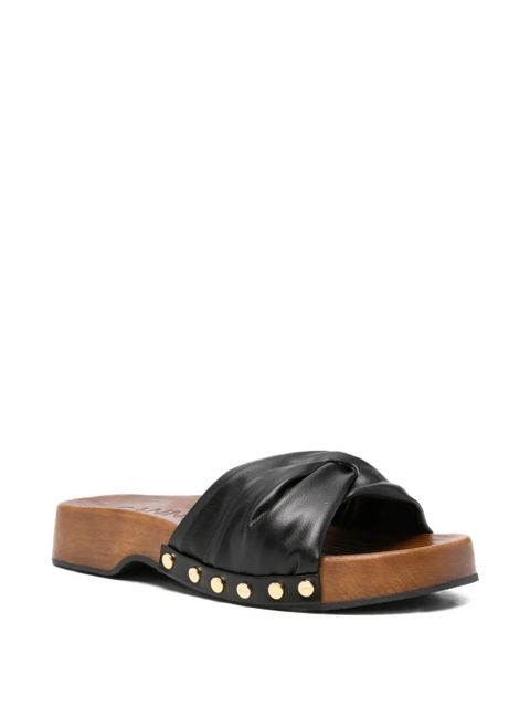 GANNI studded knotted sandals - Black - zdjęcie produktu nr 2