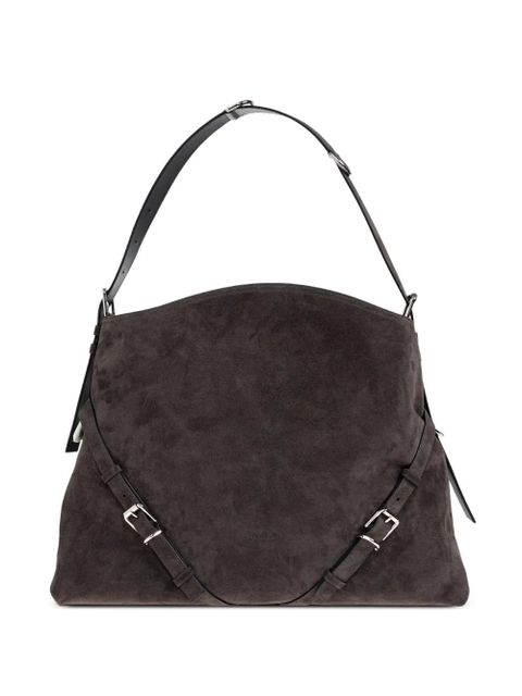 Givenchy medium Voyou bag suede - Grey - zdjęcie produktu nr 1